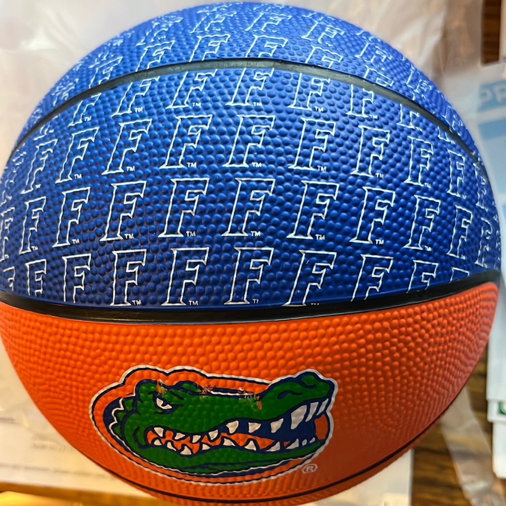 Florida Gators Repeating Mini-Size Rubber Basketball